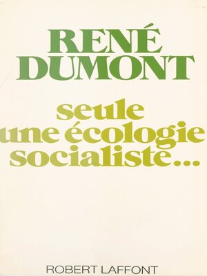 cover image of Seule une écologie socialiste...